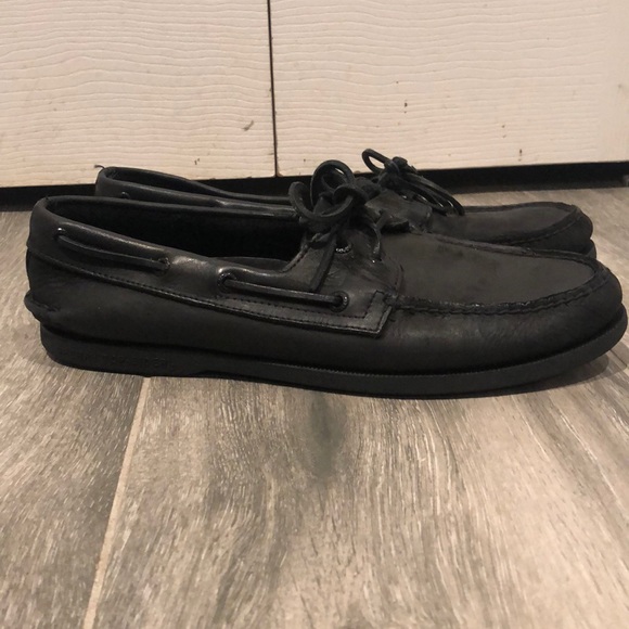 sperry top sider black